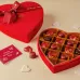 Heart-Shaped Red Velvet Bon Bon Gift Box