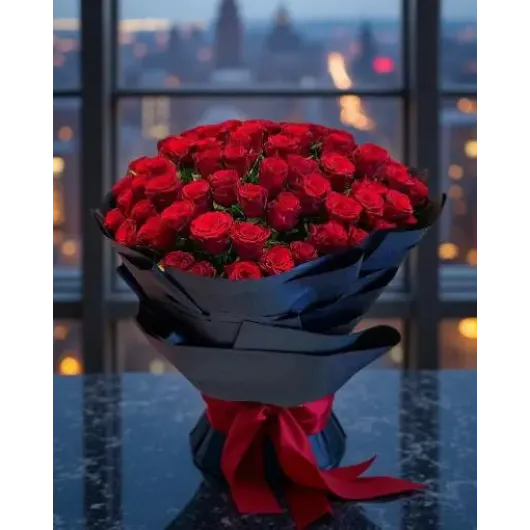 100 Red Roses Bouquet