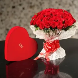 Velvet Heart Rose Delight