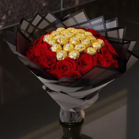 Royal Ferrero Rose Bouquet